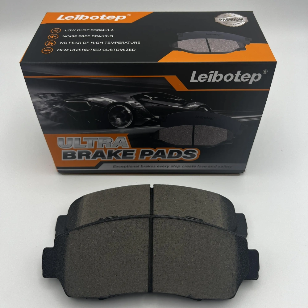 D1377 Leibotep Advanced Ceramic Inserts Racing Brake Pads High-Temperature Annealing Treatment Racing Brake Pads for Ford