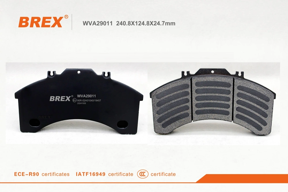 WVA29011 China Truck Brake Pad Manufacturing Car Brake Pad Cover Truck Brake Shoe Kits High Quality