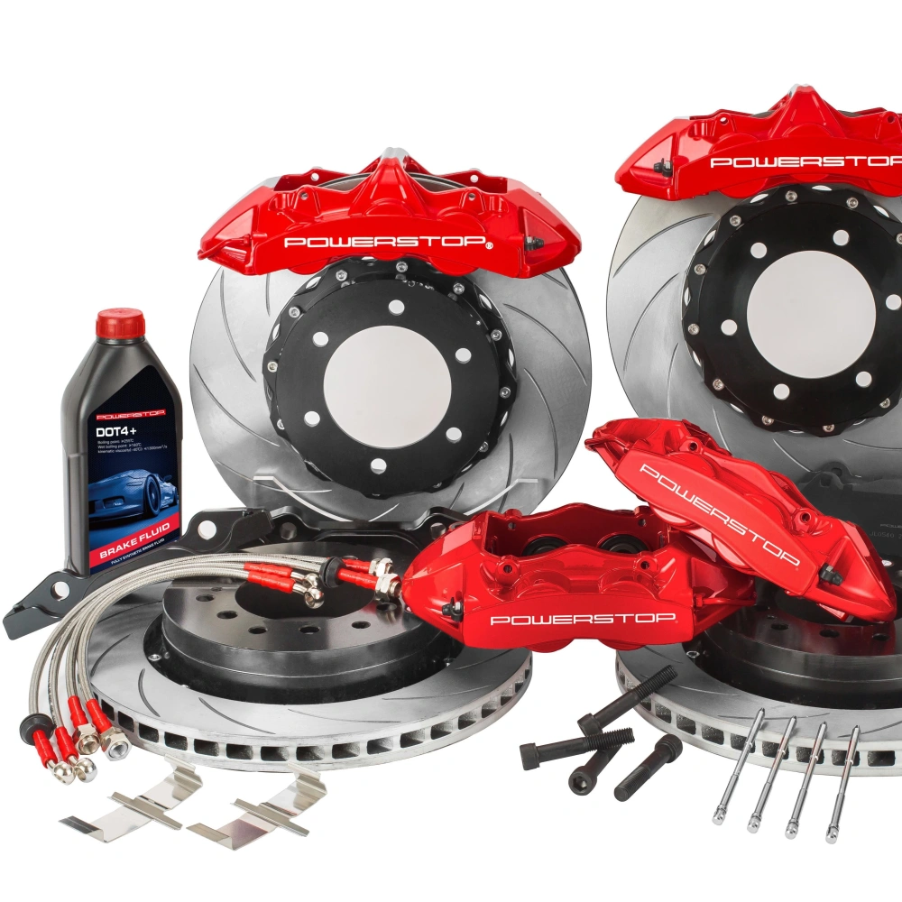 KC9001 Manufacturer Upgrade Auto Part System Racing Car Brake System Big Brake Kit 6 Piston Front and 4 Piston Rear