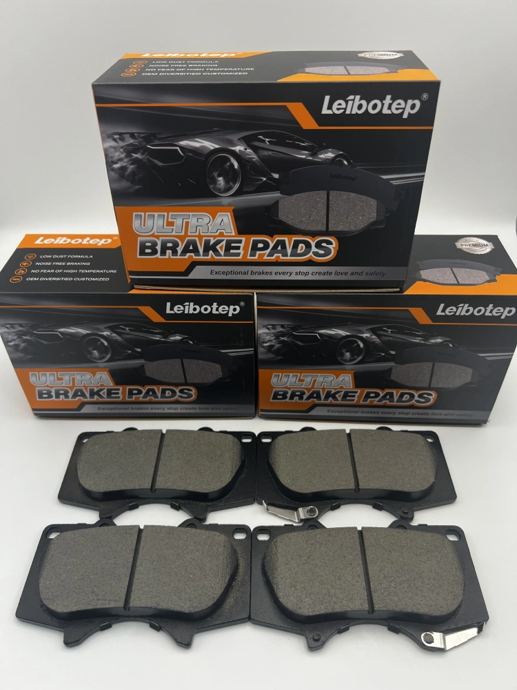 D1377 Leibotep Advanced Ceramic Inserts Racing Brake Pads High-Temperature Annealing Treatment Racing Brake Pads for Ford