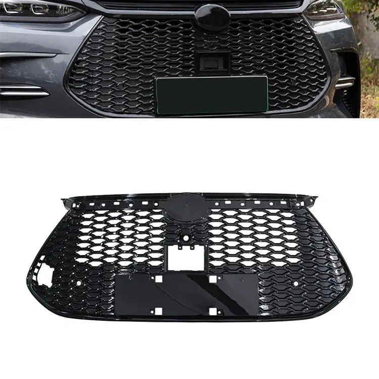 Car Accessories Front Grille BLACK MeshStyle Racing Grill for BYD Tang DM DMI 2021-2023 Factory New Arrived 2024