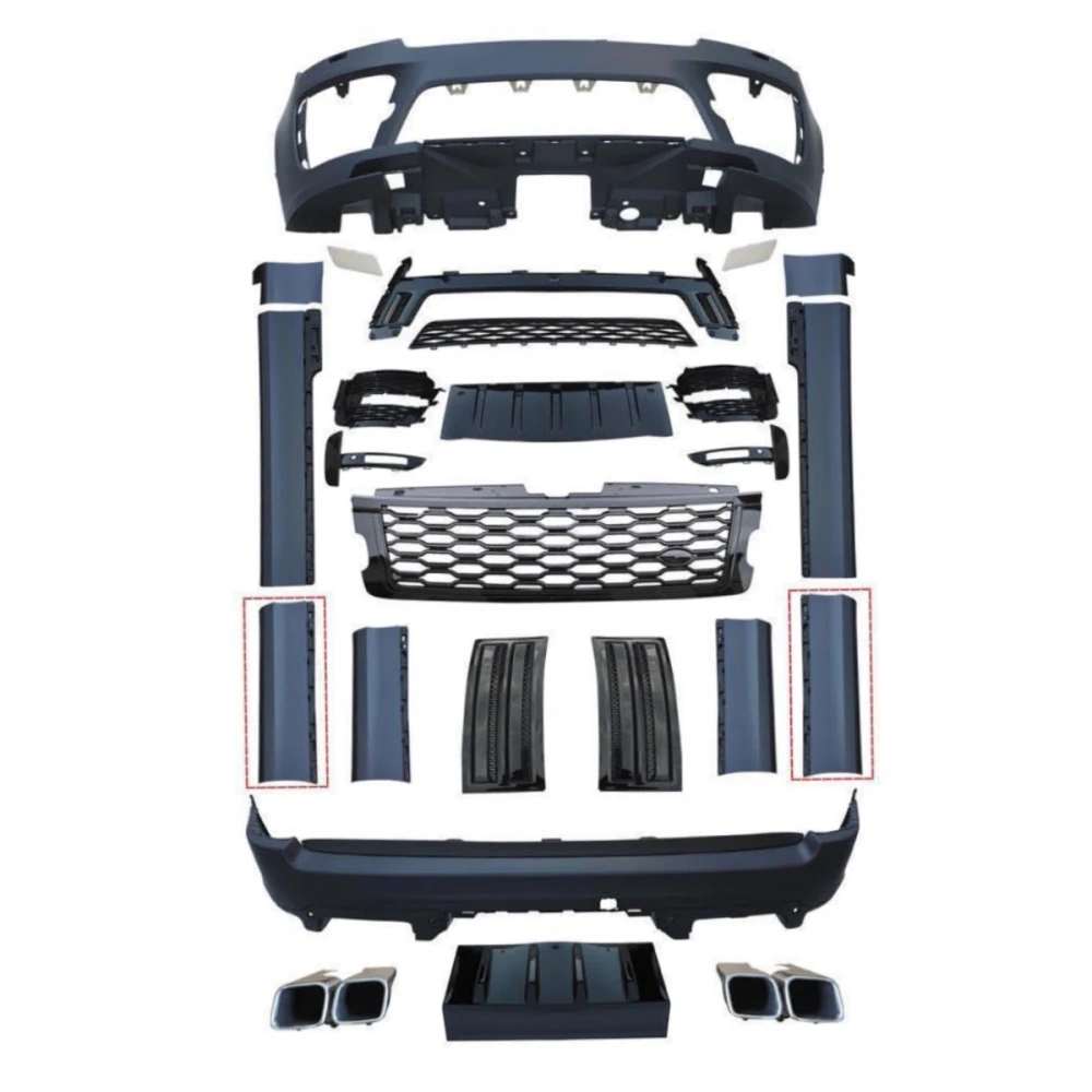 Car Accessories Bodykit Facelift for Range Rover Vogue Upgrade to 2018-2022 Svo Body Kit Front Bumper