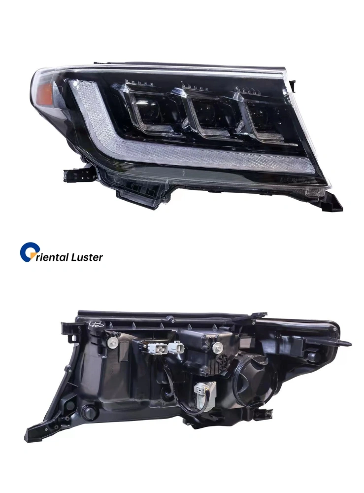 For 2012 Land Cruiser LC200 Head Lamp With Three Leds New Design Hot Sales Car Front Light Good Quality