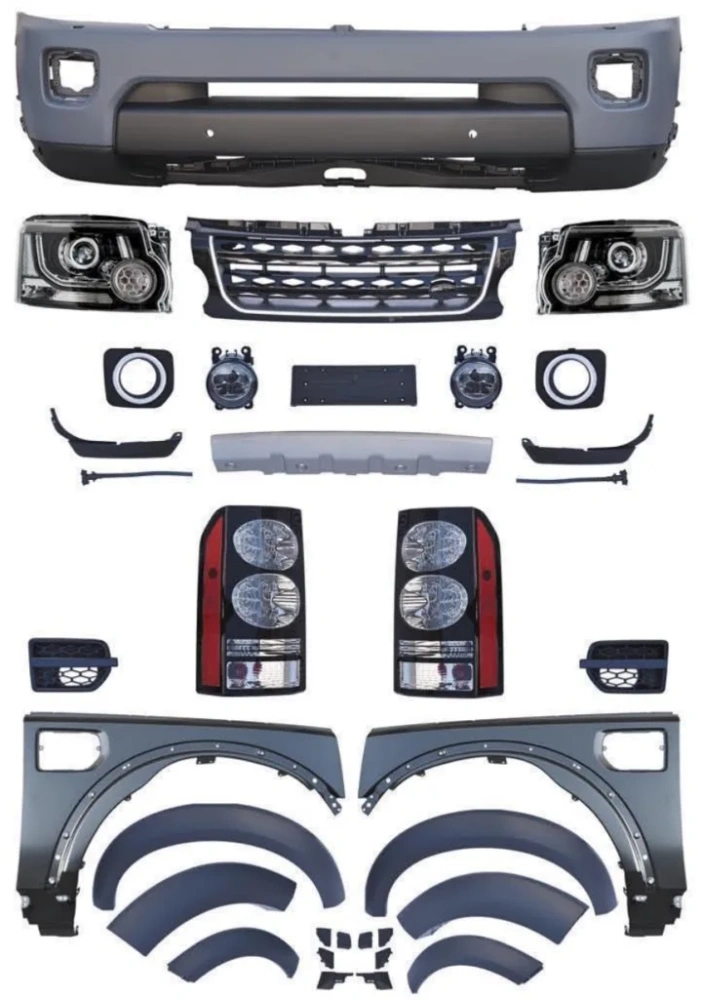 Auto Body Parts for Retrofit 100% Professional test Upgrade for Land Rover DISCOVERY 3 ( DISC3 UPGRADE to 14 DISC4 BODY KIT)