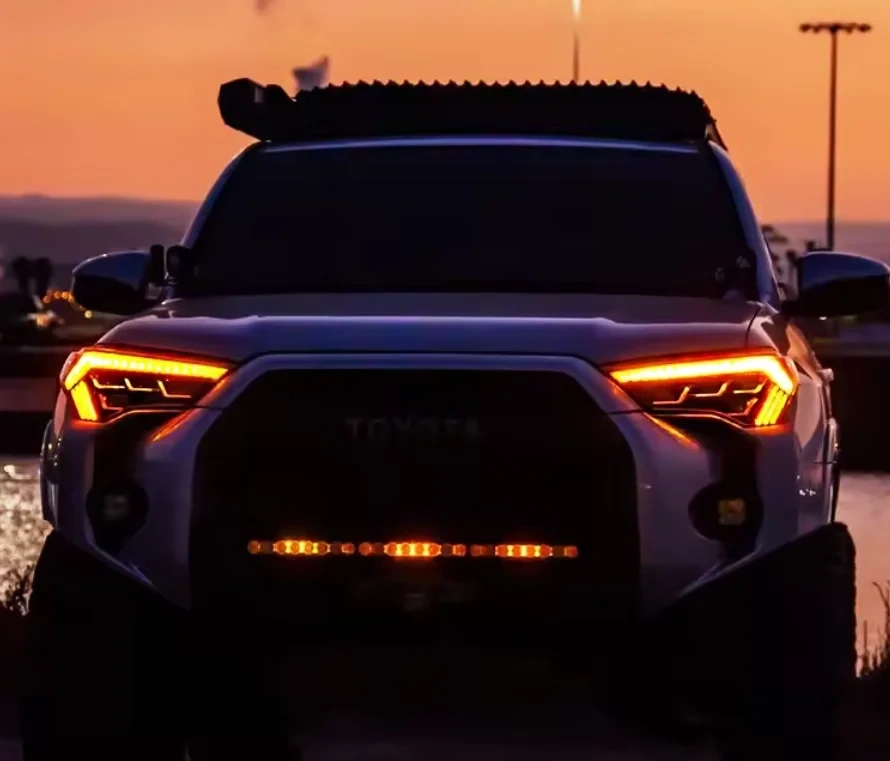 For TOYOTA 4RUNNER 2010-23 Manufacturer Wholesales LED Headlights Head Light Front Lamp With Sequential Turn Signal