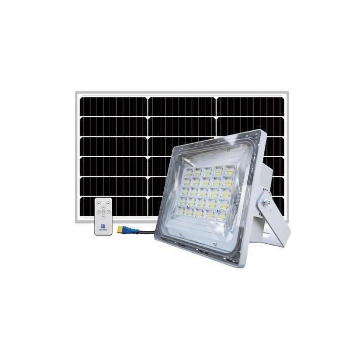 Blue Carbon Solar Flood Light 1600lm Cree Led 10 Years Warranty Solar Light Outdoor Solar Street Lights Lifepo4 Battery