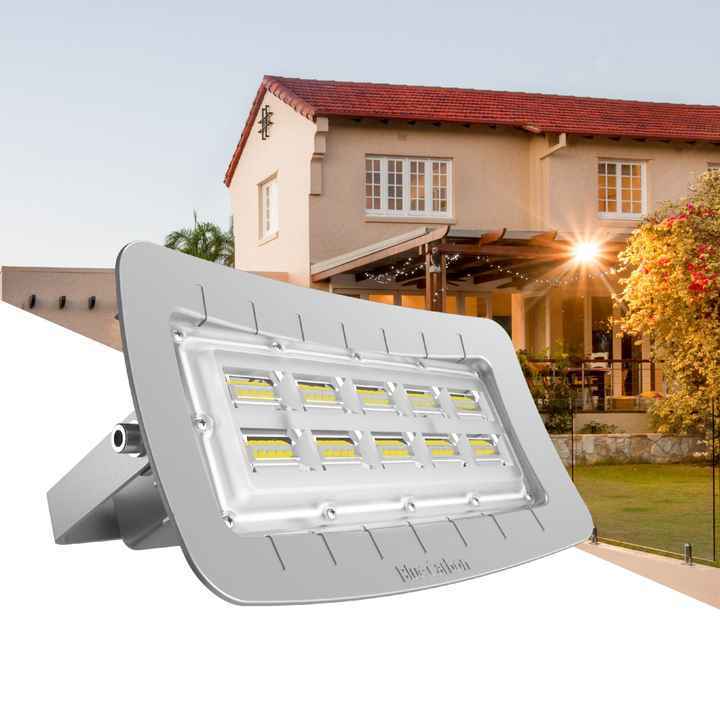 Blue Carbon Radar Outdoor Solar Led High Brightness Flood Lights