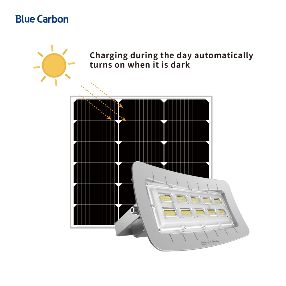 1800lm Solar Flood Light Radar Light 20W 50W 100W 200W Outdoor with Remote Controller Factory Direct Wholesale 20 Years Warranty
