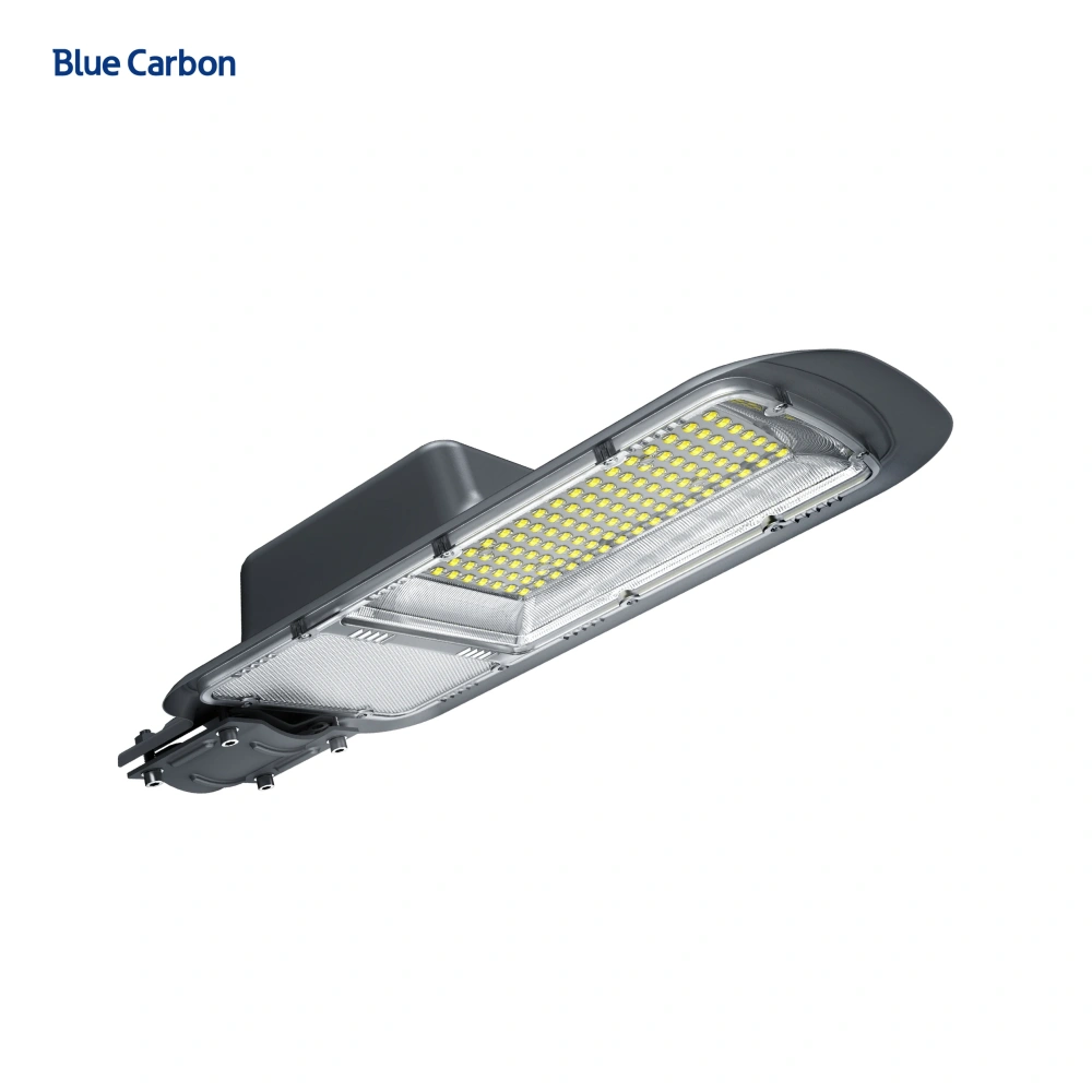 Blue Carbon Hot Sale Solar Street Lamp With Remote Control 10 Years Warranty 30W LED Solar Street Light