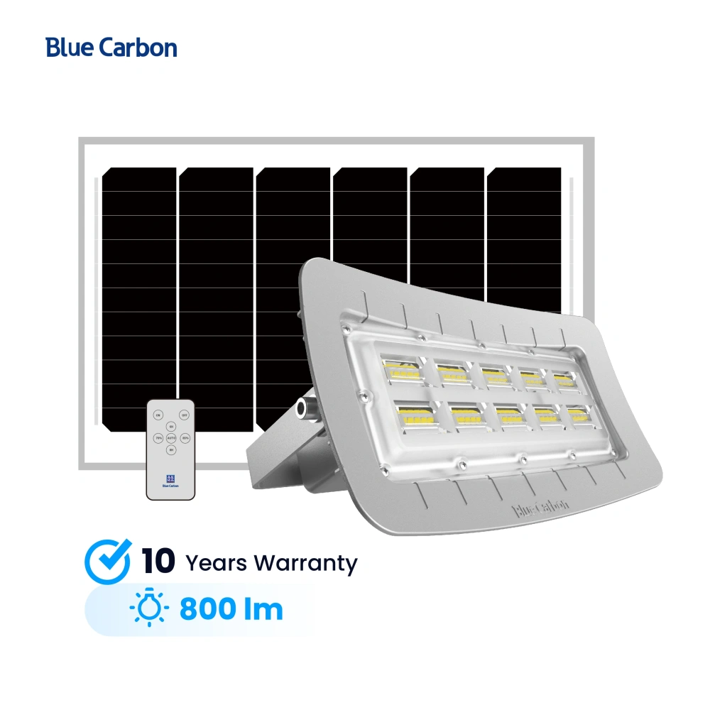 Blue Carbon Radar Outdoor Solar Led High Brightness Flood Lights