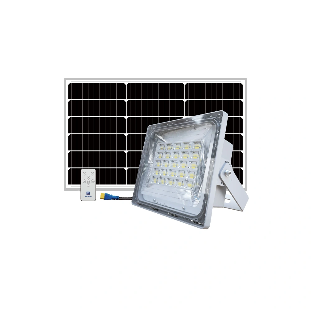 Blue Carbon Solar Flood Light 1600lm Cree Led 10 Years Warranty Solar Light Outdoor Solar Street Lights Lifepo4 Battery