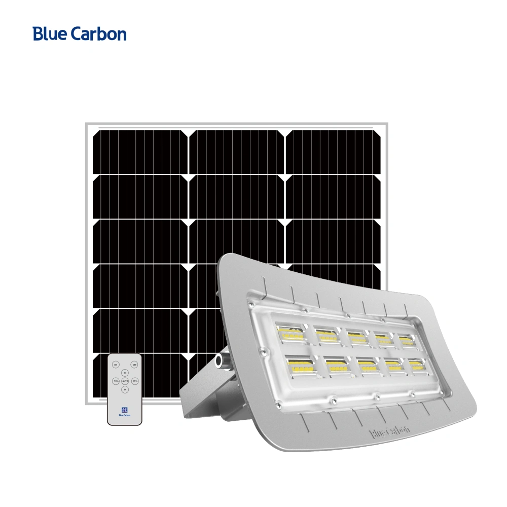Blue Carbon 2400Lm Indoor and Outdoor Solar Flood Light Solar Led Lights Flood Light
