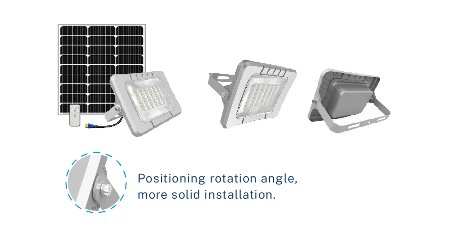 Blue Carbon 10 Years Warranty 3600lm Solar Rechargeable Light Outdoor Solar Powered Street Light Lamp Waterproof