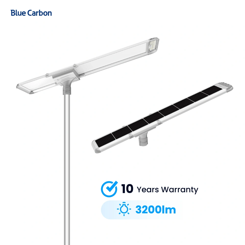 Blue Carbon 2024 New Design 10 Years Warranty Outdoor Waterproof All in One Street Street Light