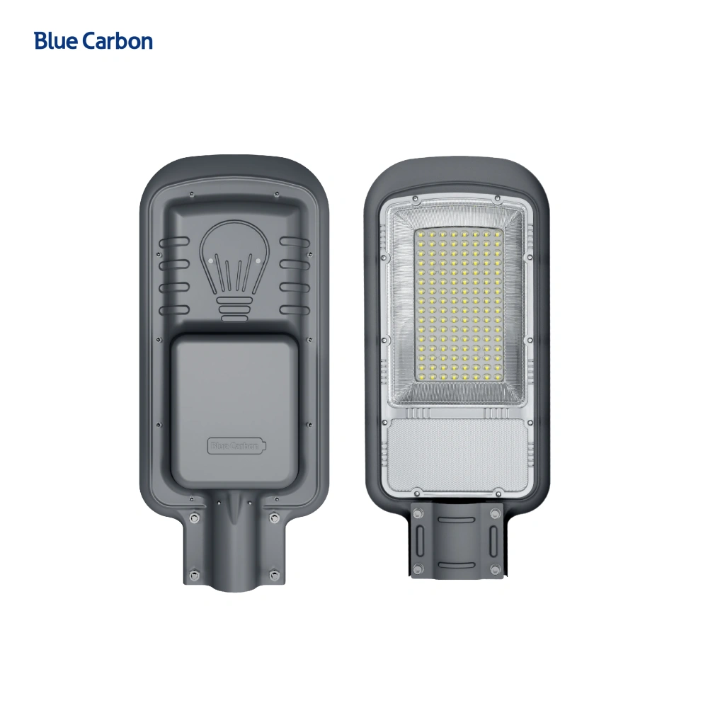 Blue Carbon Hot Sale Solar Street Lamp With Remote Control 10 Years Warranty 30W LED Solar Street Light