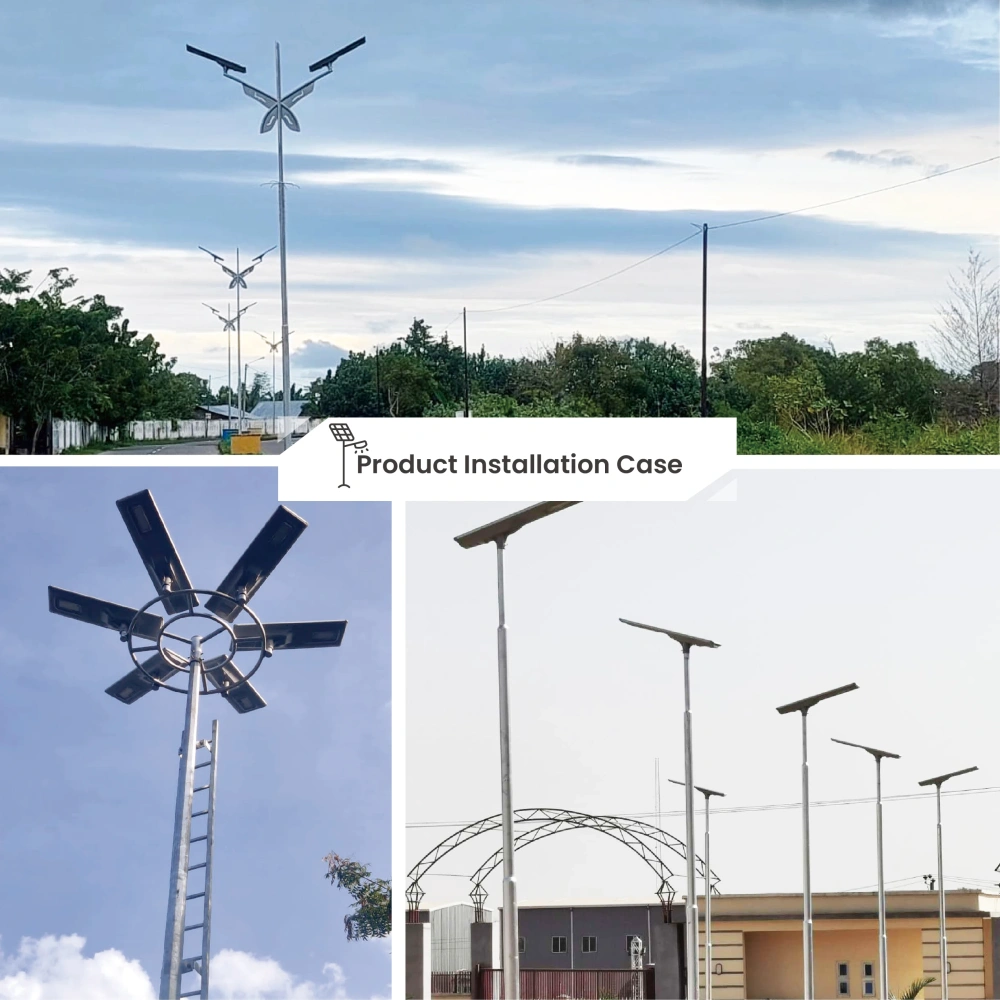 Blue Carbon Lighting Outdoor Ip66 Waterproof SMD 100w Solar Panel All in One Integrated Solar Led Street Light