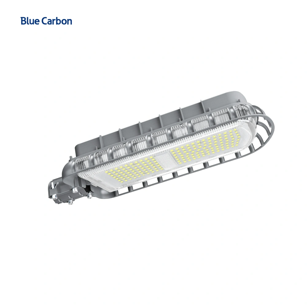 Blue Carbon 30W 50W 60W 80W 100W 120W Outdoor Waterproof Solar Street Lights  Led Lamp With Remote 36W Solar Street Lights
