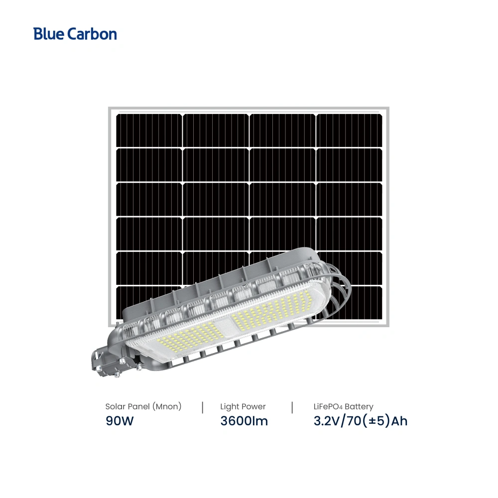 Blue Carbon Solar Road Lighting System Solar Street Lights for Stadium Highway Decoration Outdoor Usage for Roads