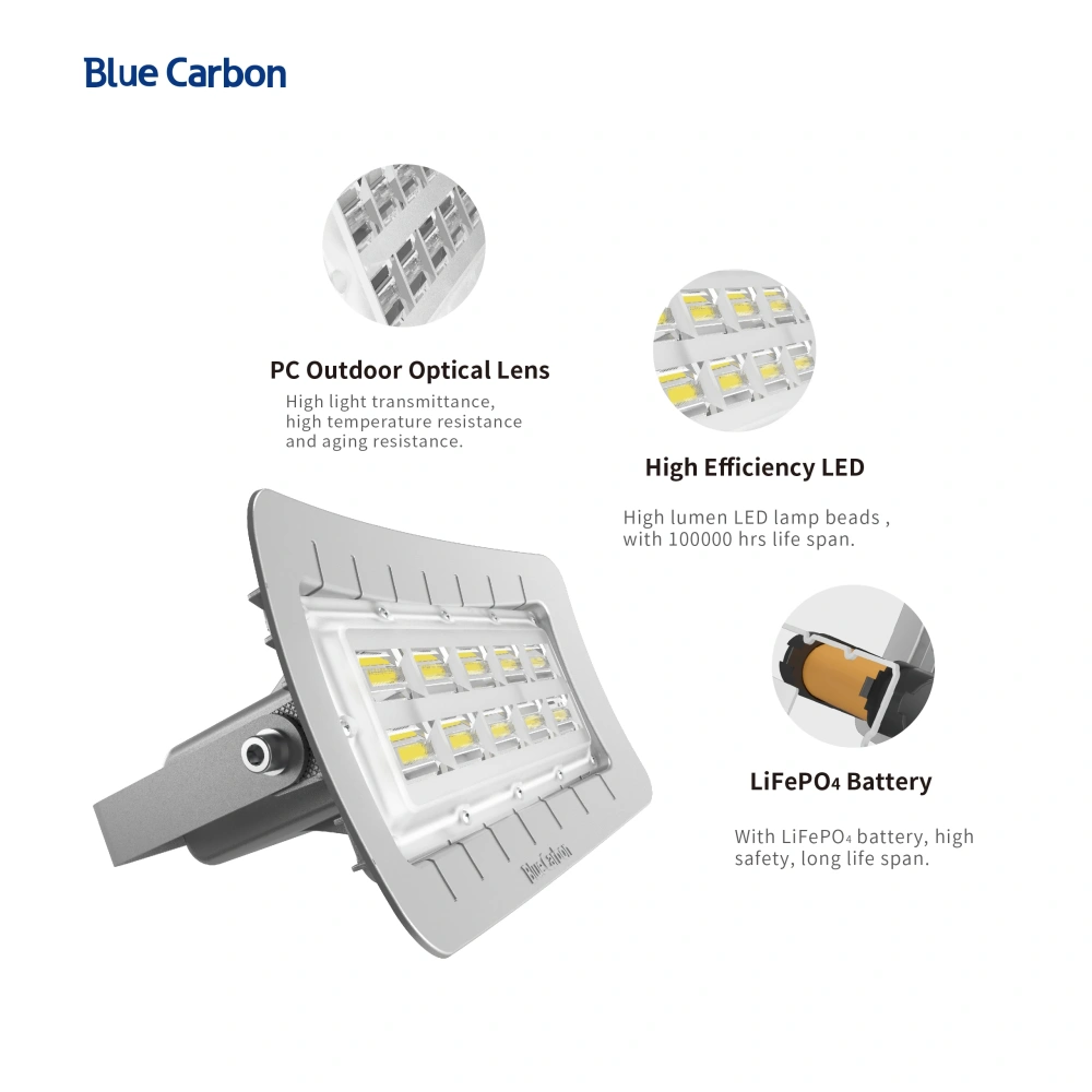 1800lm Solar Flood Light Radar Light 20W 50W 100W 200W Outdoor with Remote Controller Factory Direct Wholesale 20 Years Warranty