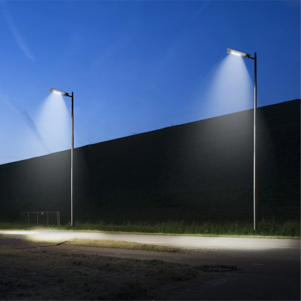 Blue Carbon Integrated Road Lamp 25W All in One Solar Led Street Light Outdoor Solar Powered Street Light Lamp Waterproof