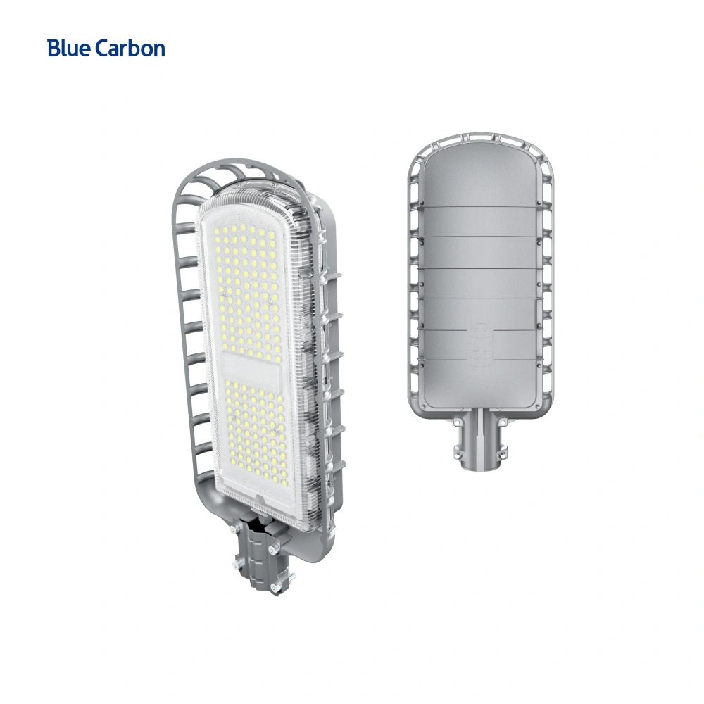 Factory Quality Outdoor Solar Street Light High Powered 56w IP66 LED Street Solar Lamp Blue Carbon Lamps