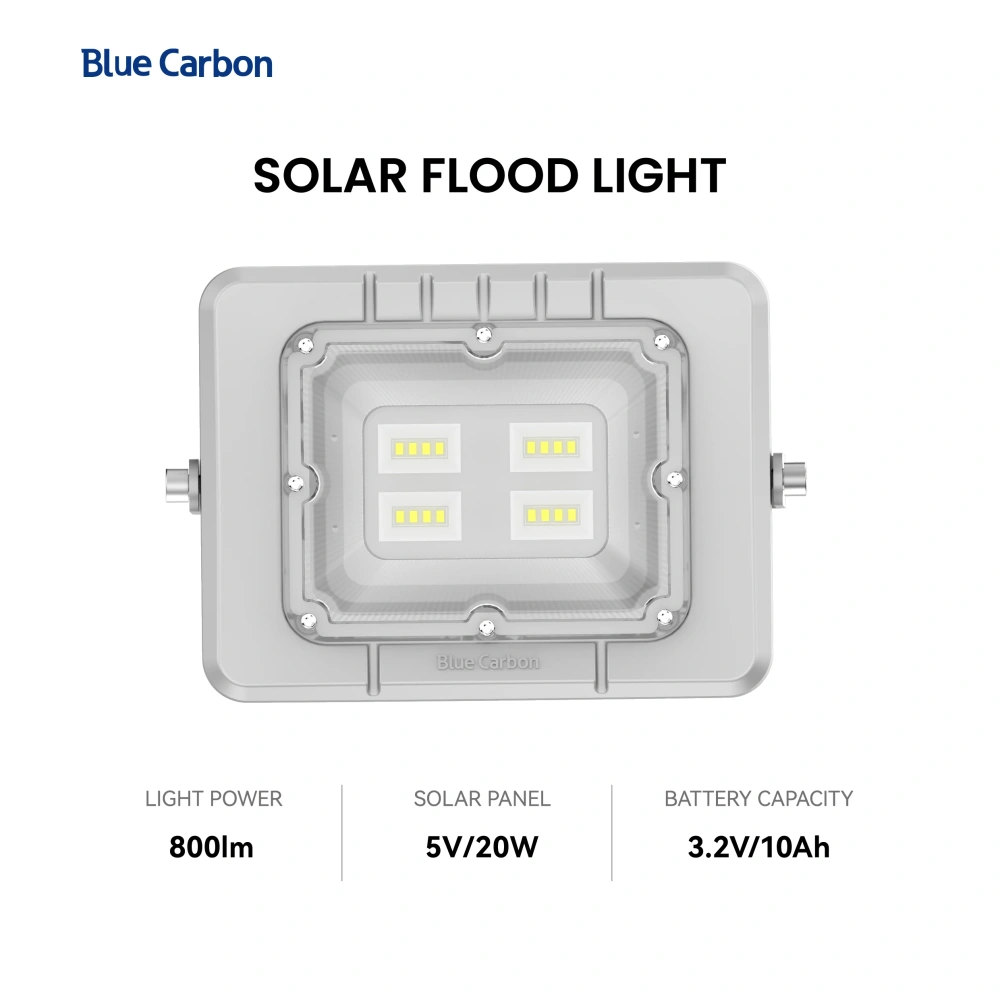 800LM Outdoor Solar Powered LED Flood Light Remote Control IP65 Waterproof 100W-500W With ROHS Certification