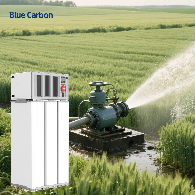 Blue Carbon Hybrid Solar Inverter 3 Phase 380V 18kW 36kW 54kW All-in-one Solar Power System for Home Industrial