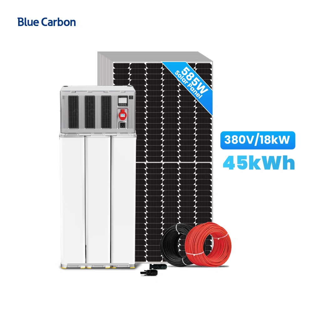 All-In-One Energy Storage Solar System 45kWh 90 kWh 135kWh 380V Three Phase 18kW 36kW 54kW Solar Power System Generator