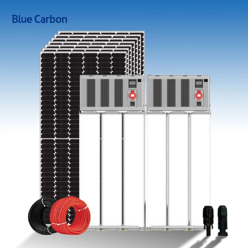 Commercial Industrial Lithium Storage Solar Battery Rack Full Set 380V 18kW 36kW 54kW 3 Phase Solar Power Systems