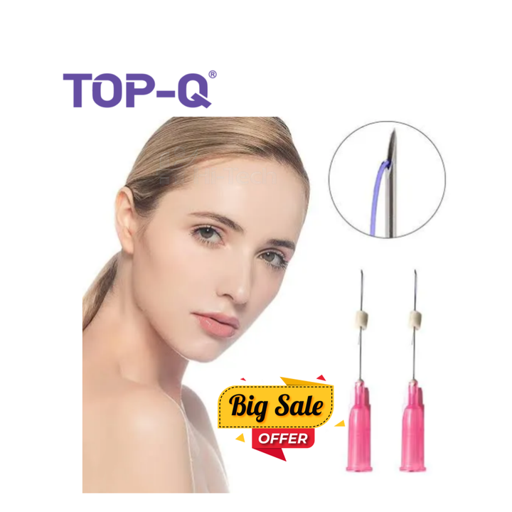 Beauty Salon Use PDO Mono Thread 30G 25mm Thread with Sharp Needle to Lift Sagging Skin