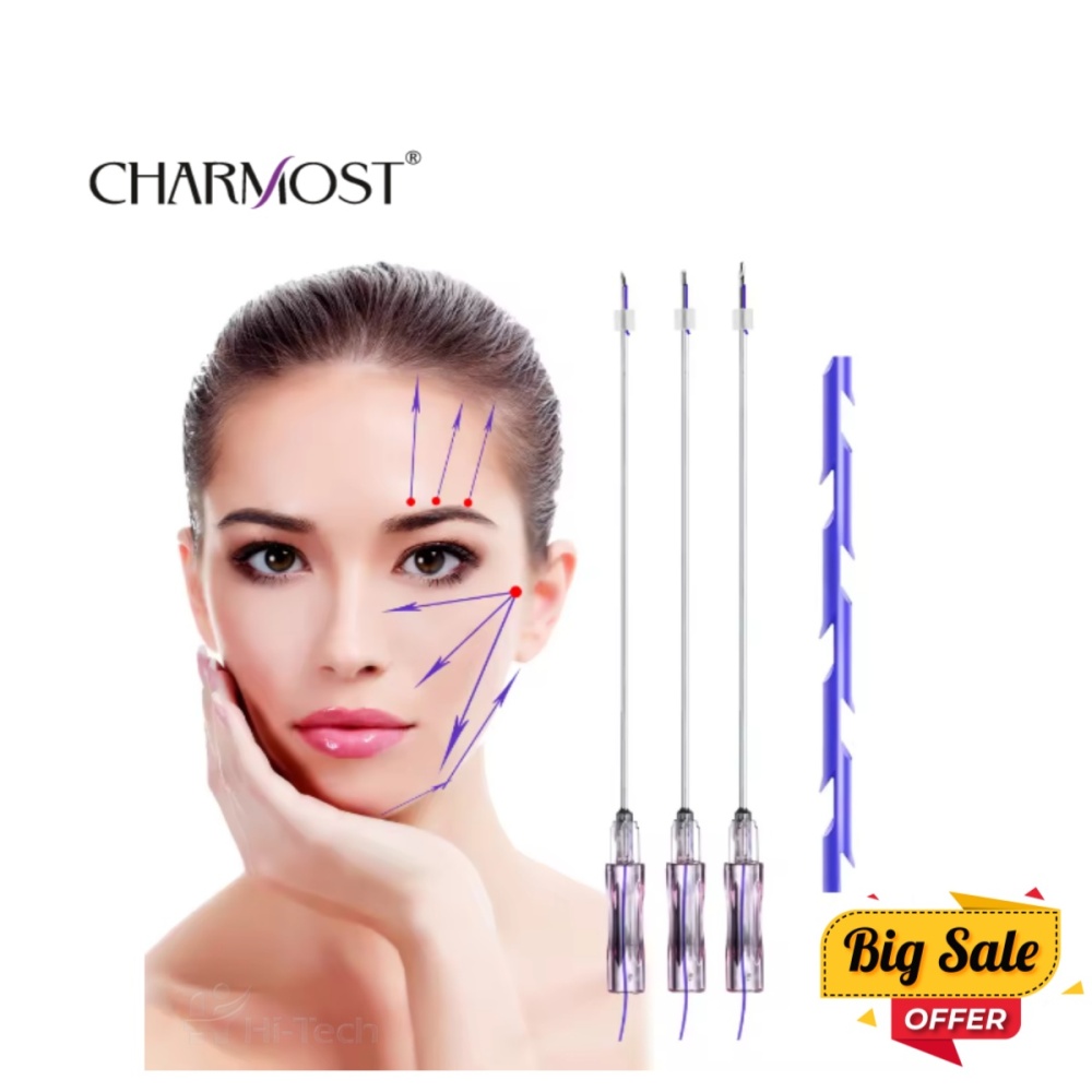 Beauty Product PDO Screw Thread Sharp Needle Face Filling for Face Nose Shaping