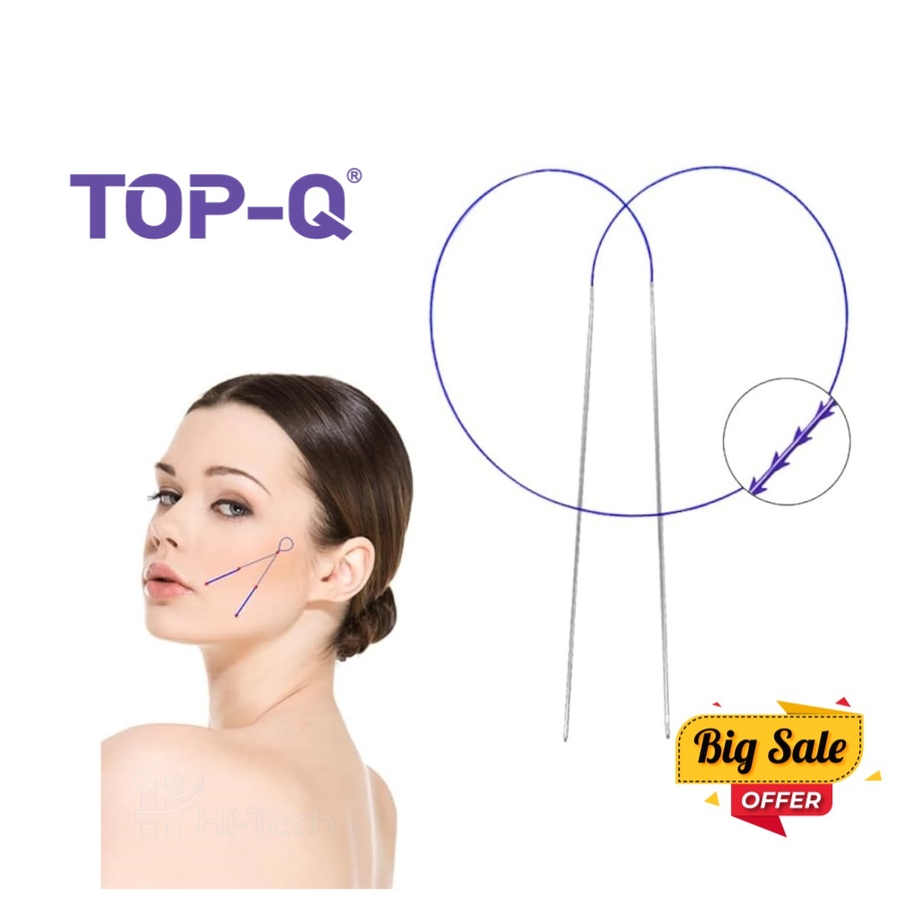 Best Seller Screw Thread PDO Thread with Sharp Needle for Wrinkles on the Forehead Removal