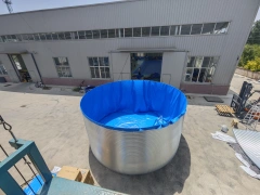 Factory Customised Large Outdoor High Density Galvanised Sheet Farm Pond Canvas Fish Pond Fish Farm Water Tanks