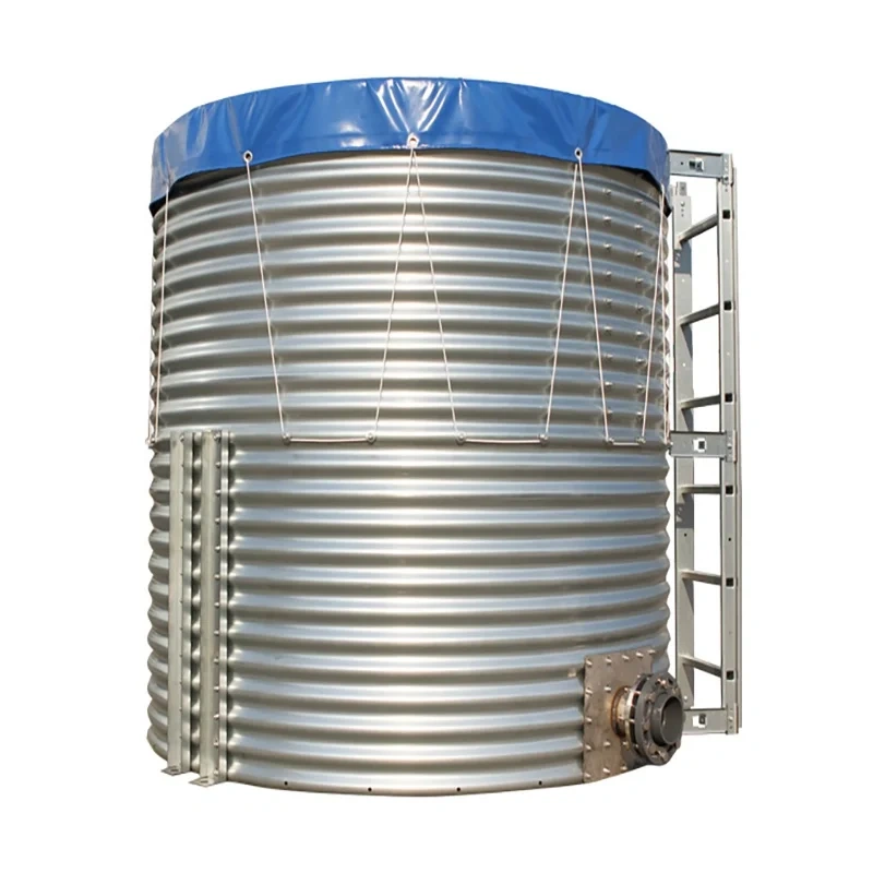 High Strength Corrugated Galvanized Steel Sheet Water Liquid Storage Aquaculture Fish Farming Tank With PVC Liner