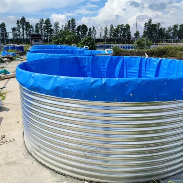 8000 Liter Diameter 3m X Height 1.15m Fisheries Aquaculture Farm Shrimp Fishery Equipment Tank