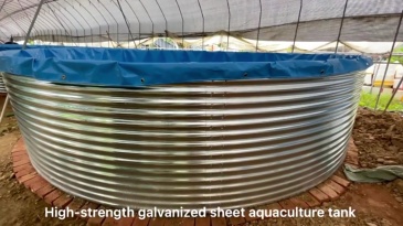 SGCC a Grade Hot Galvanized Steel Stock Reservoir Tank 50m3 100m3 Round Water Tank for Sale