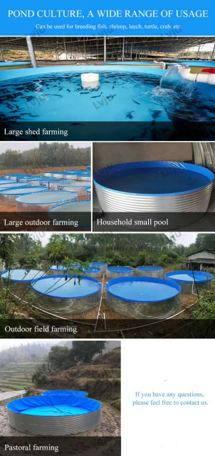 SGCC a Grade Hot Galvanized Steel Stock Reservoir Tank 50m3 100m3 Round Water Tank for Sale
