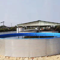 18000 Liters Diameter 4m Height 1.45m Fish Farming Equipment Pond Fish Farming Tank Fish Breeding Pool With RAS System