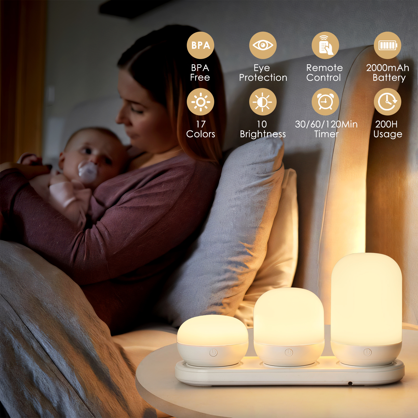 Rechargeable night light