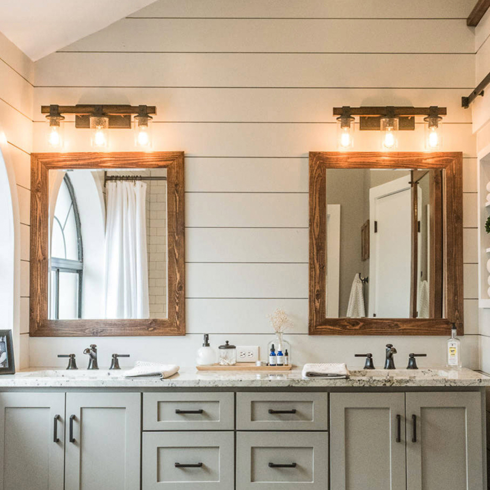 Vintage LED Edison Bulbs, ST58 Dimmable 4W E26 LED Bulb 40W Equivalent, 3000K Soft White Led Light Bulbs, Antique LED Filament Bulbs, CRI 80+, Flicker Free, No Glare, Clear Glass, Pack of 6