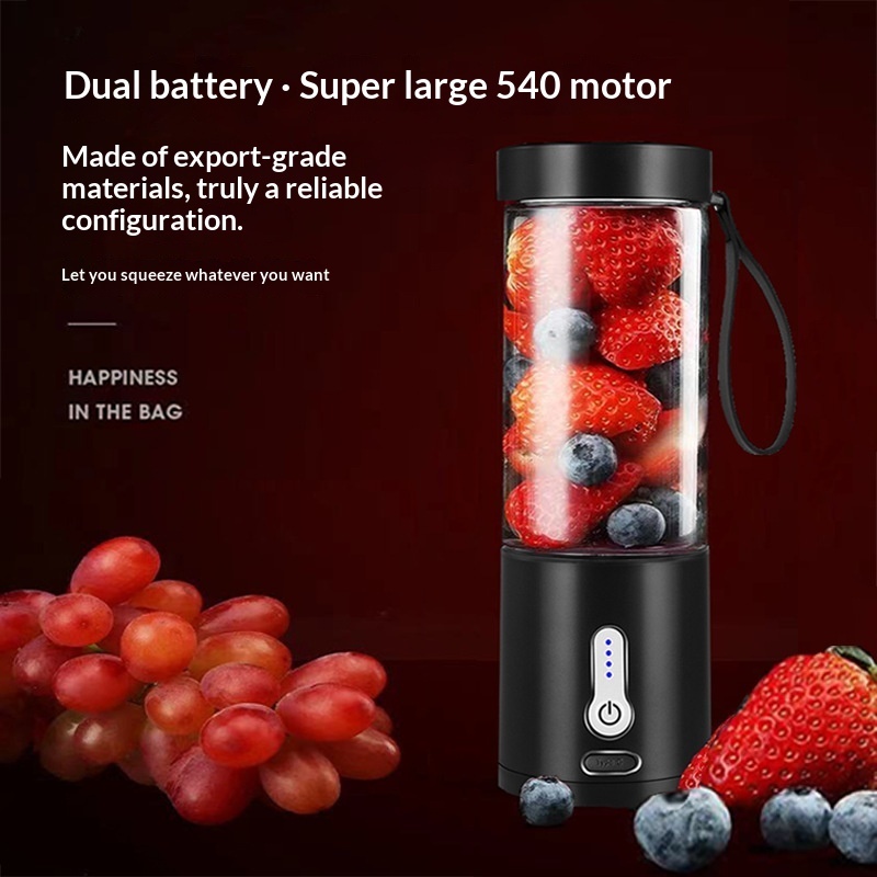 Juicer Cup Hand Crank Juicer Fruit Blender Portable Juicer Electric Blender