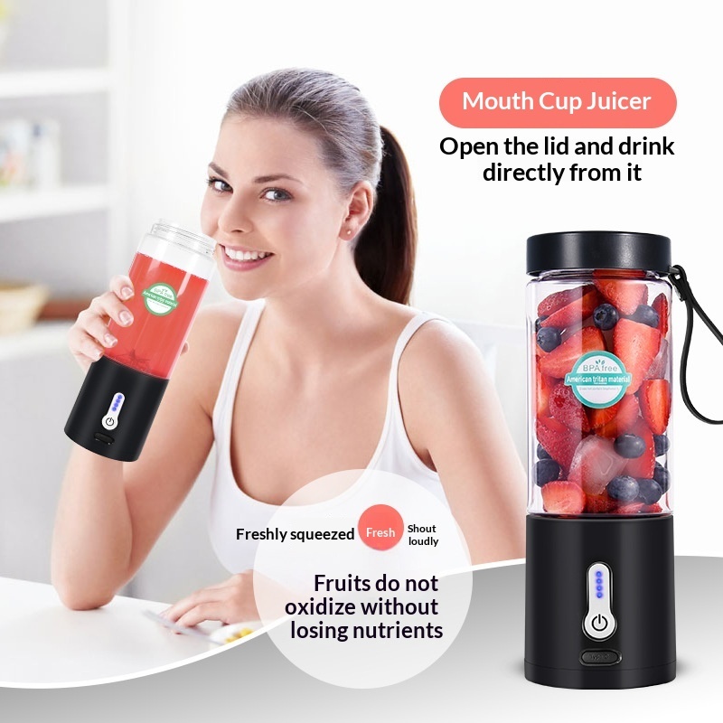 Juicer Cup Hand Crank Juicer Fruit Blender Portable Juicer Electric Blender