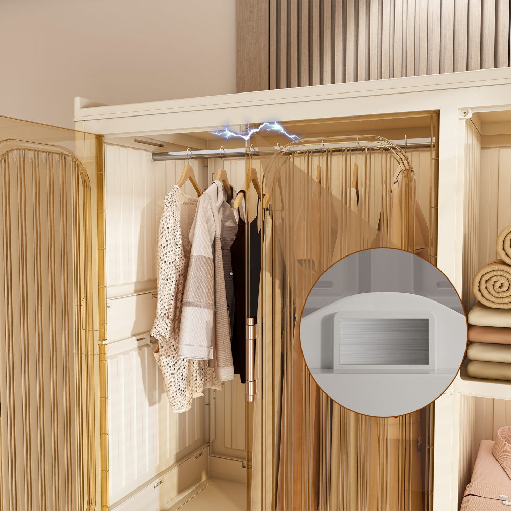 Portable Wardrobe Closet Storage Organizer for Clothes