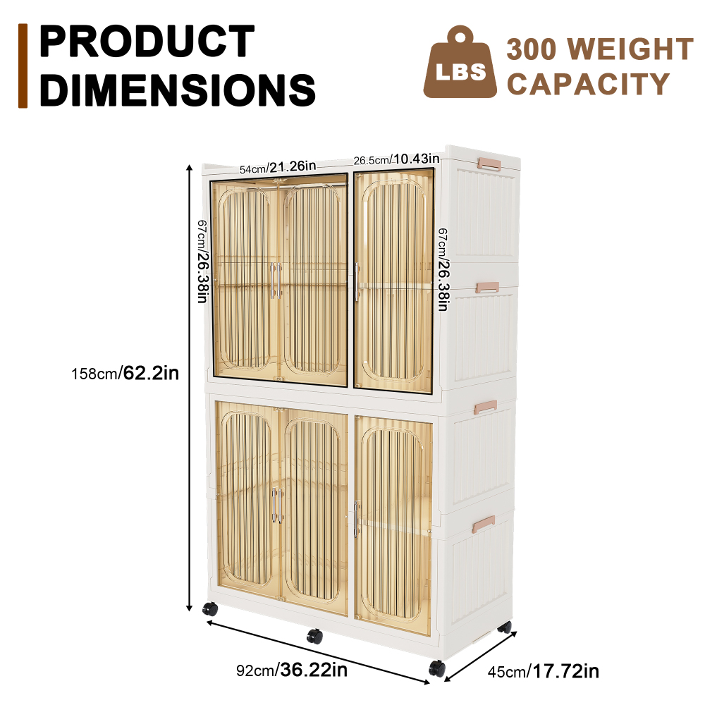 Portable Wardrobe Closet Storage Organizer for Clothes