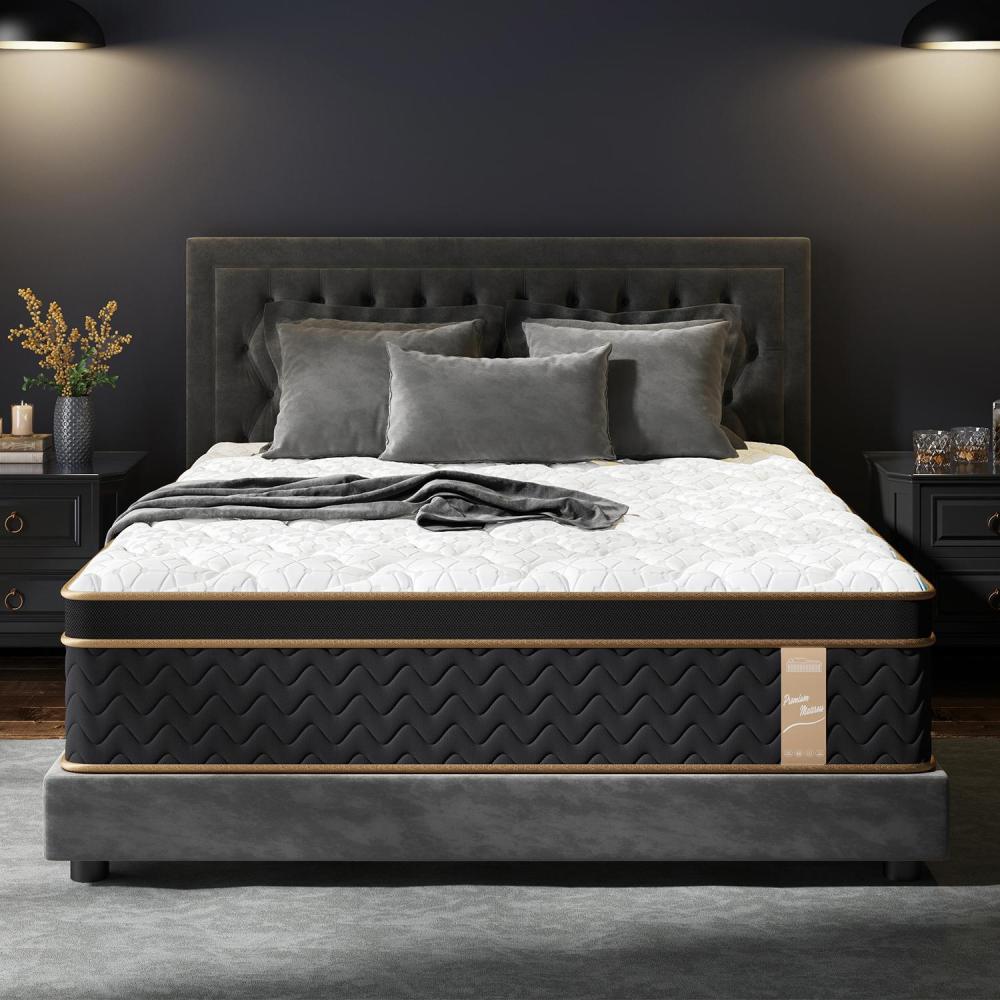 10" Queen Plush Hybrid Mattresses with Independently Encased Coils & Gel Memory Foam, Fiberglass-Free, Motion Isolation-Edge Support, Mattress in a Box, CertiPUR-US Certified