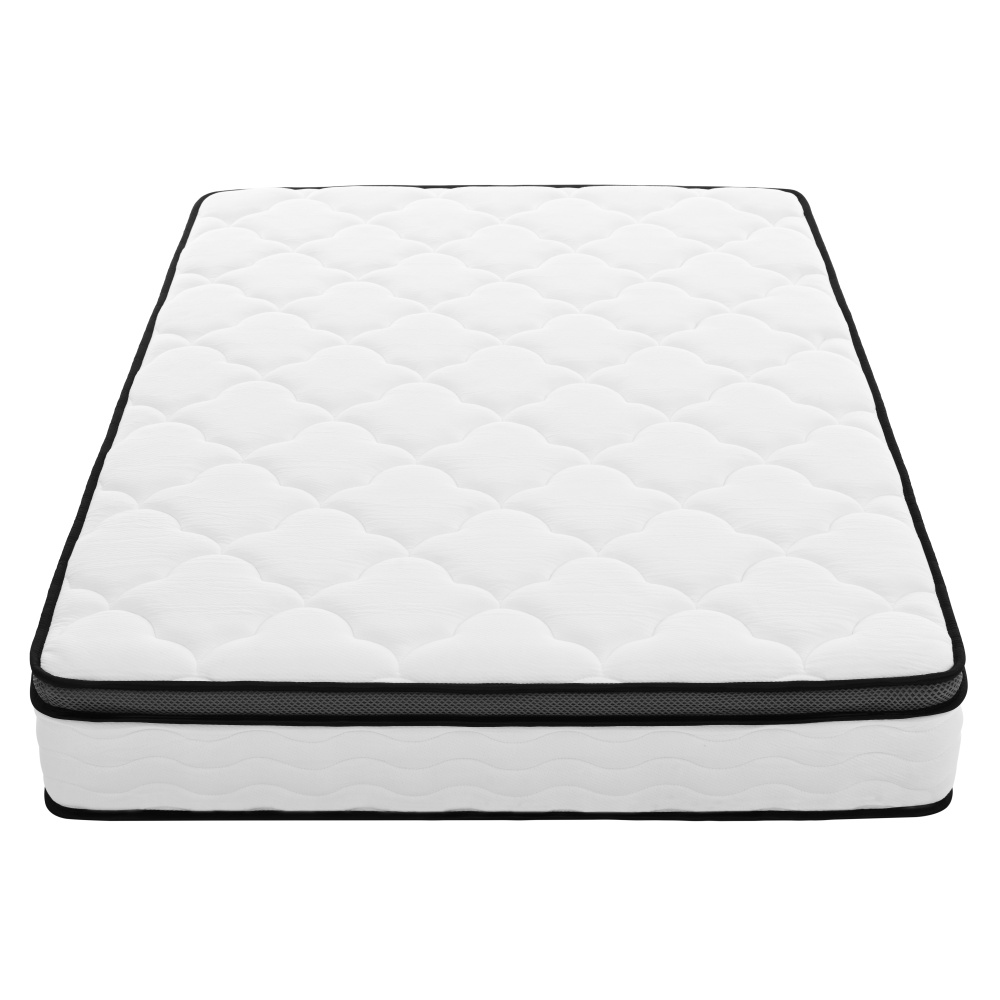 12 Inch Hybrid Mattress in a Box, Individually Wrapped Pocket Coils Innerspring Mattress, Medium Firm, Pressure Relief & Breathable Comfort, CertiPUR-US, OEKO-TEX