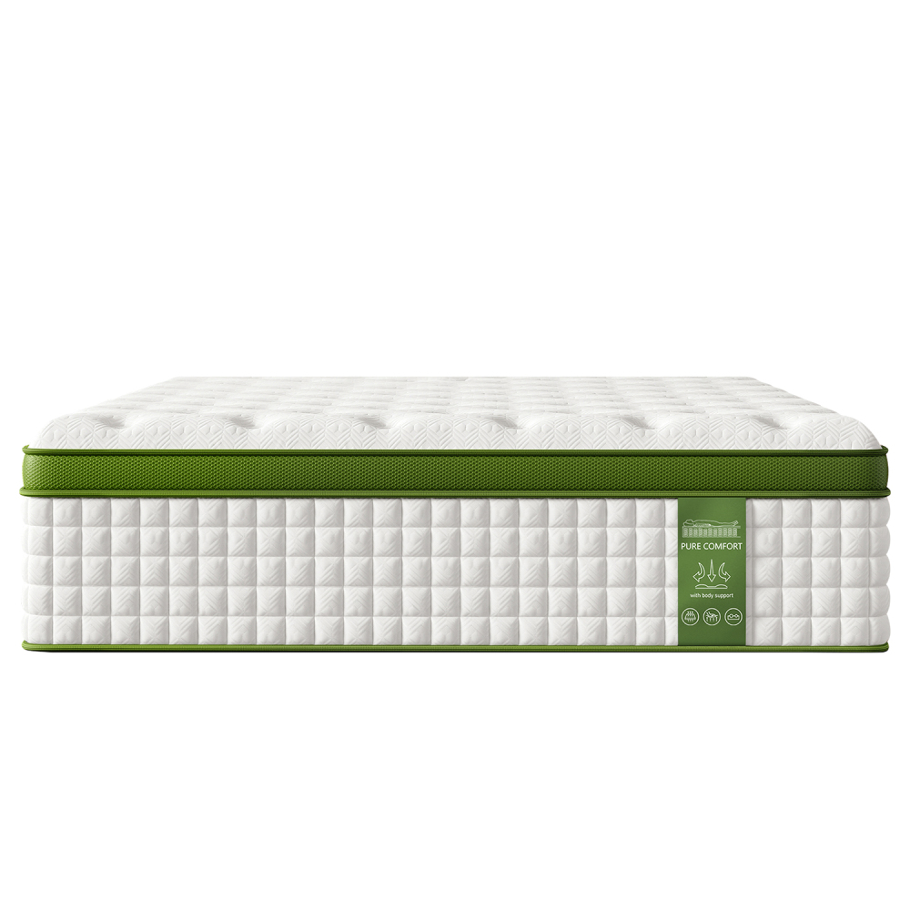 12 Inch Hybrid Mattress in a Box with Gel Memory Foam and Pocket Springs, Pressure Relief & Motion Isolation, CertiPUR-Us Certified