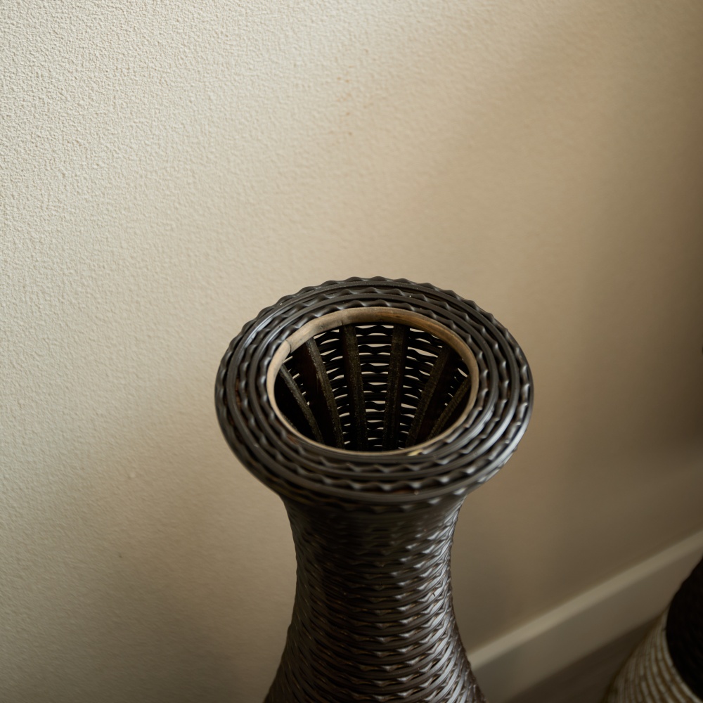 Desktop Vase, Decorative Floor Vase, Classic and Neat Floor Vase, High Independent Flower Stand, Artificial Vine Vase, PVC Floor Vase, Home Decoration Flower Stand Set of 3 pieces
