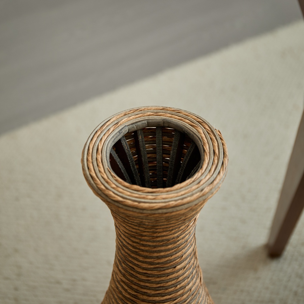 Desktop Vase, Decorative Floor Vase, Classic and Neat Floor Vase, High Independent Flower Stand, Artificial Vine Vase, PVC Floor Vase, Home Decoration Flower Stand Set of 3 pieces