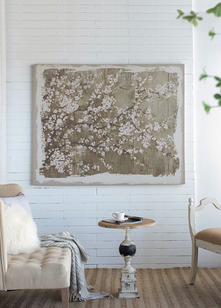60" x 48" Large Cherry Blossom Canvas Art Print, Home Decor Accent Piece